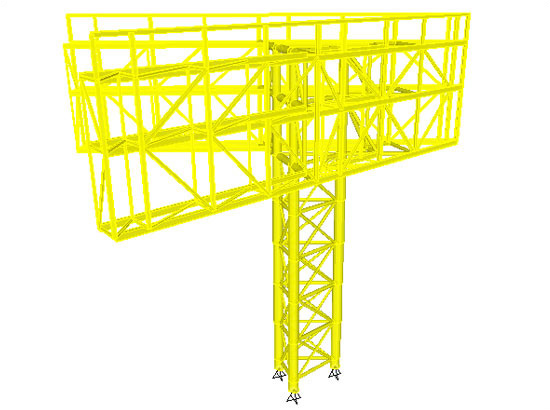 CBS SIGNBOARD AT BAY BRIDGE